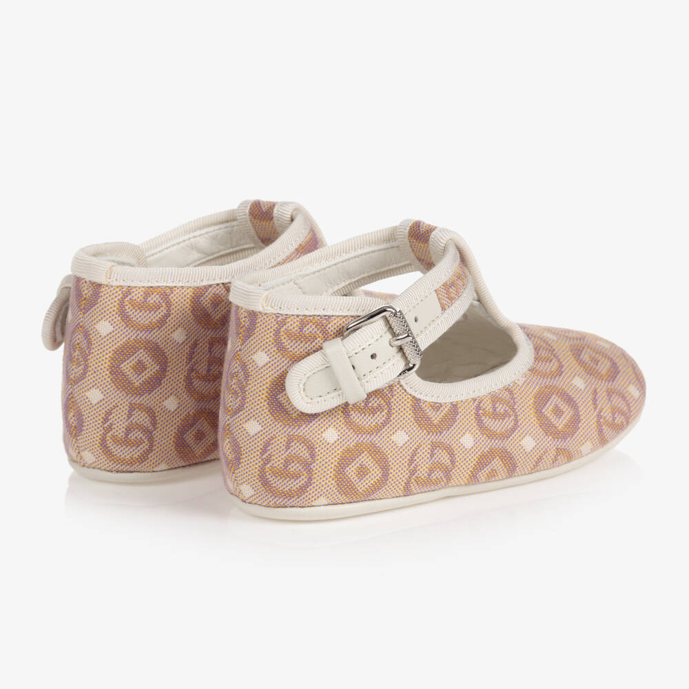 Gucci-Beige GG Pre-Walker Shoes | Childrensalon Outlet