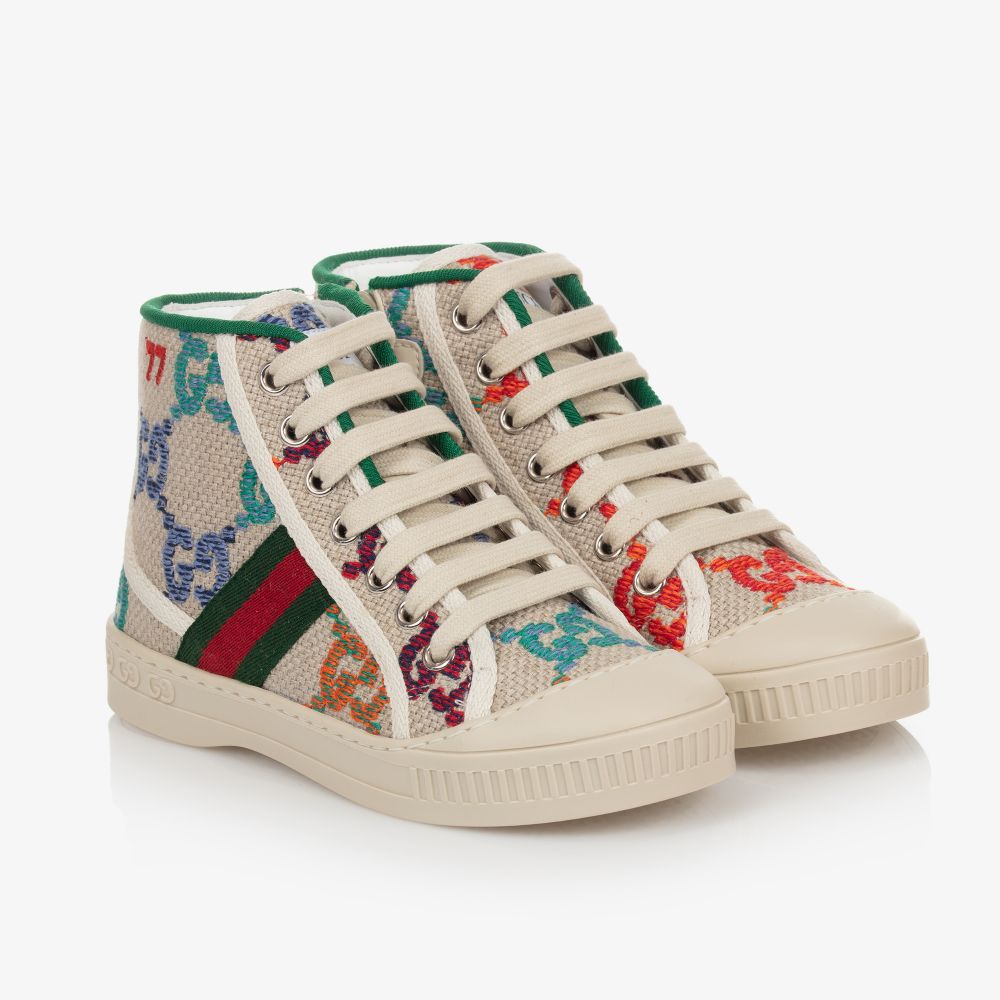 Gucci-Beige Tennis 1977 Trainers | Childrensalon Outlet