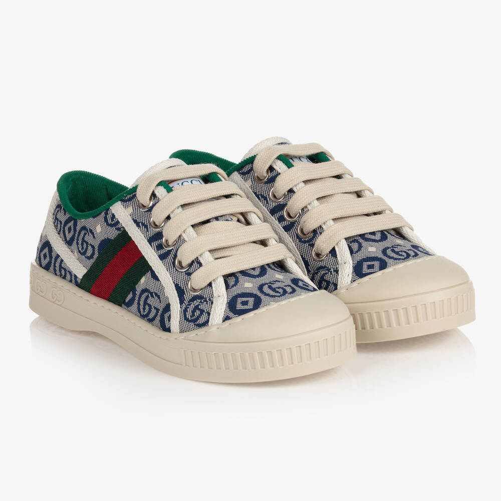 Gucci-Blue 1977 Tennis Trainers | Childrensalon Outlet
