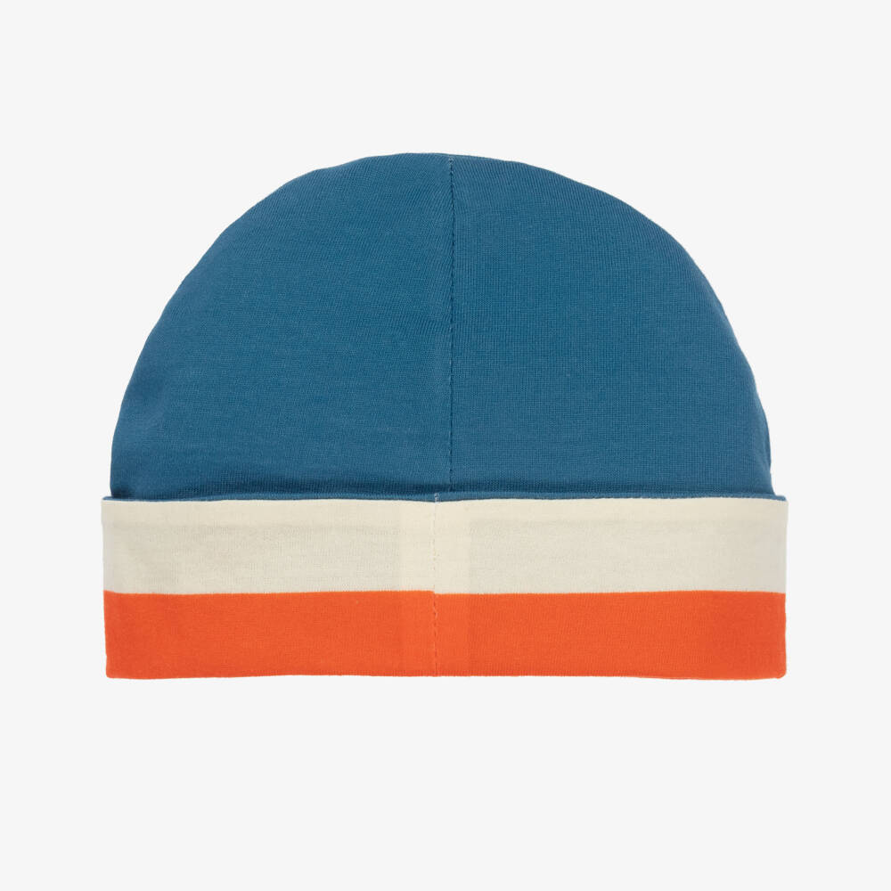 Gucci-Blue Cotton Baby Beanie | Childrensalon Outlet