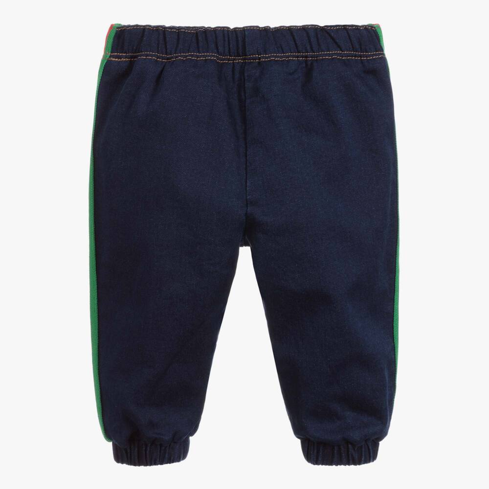 Gucci-Blue Denim Baby Trousers | Childrensalon Outlet