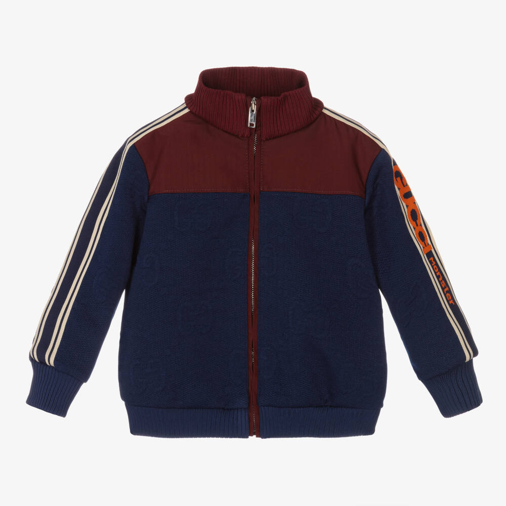 Gucci-Синий топ на молнии для мальчиков | Childrensalon Outlet