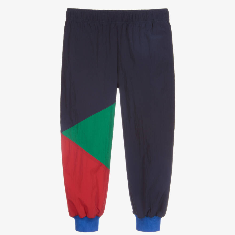 Gucci-Boys Blue Nylon Jogging Trousers | Childrensalon Outlet