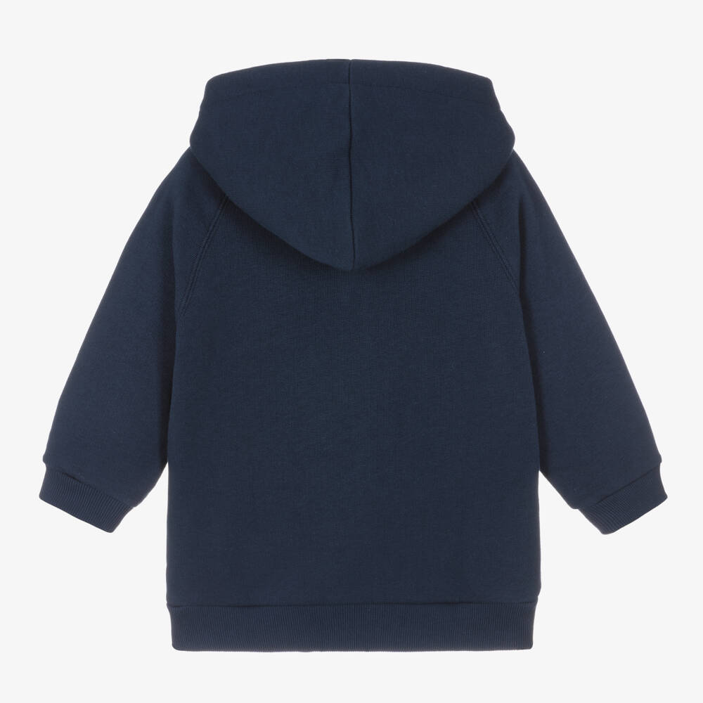 Gucci-Синяя хлопковая худи на молнии | Childrensalon Outlet