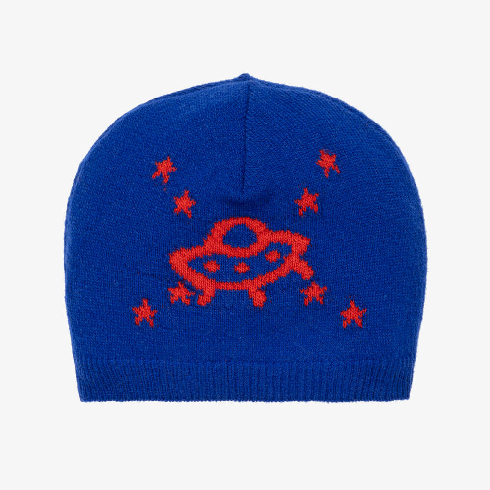 Gucci-Boys Cozy Blue Wool Hat | Childrensalon Outlet