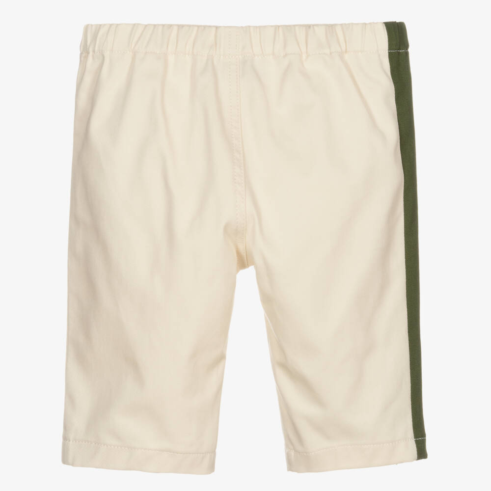 Gucci-Кремовые габардиновые брюки для малышей | Childrensalon Outlet