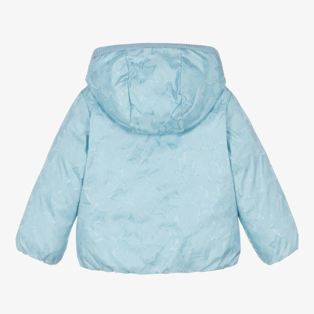 Gucci-Boys Light Blue Quilted Jacket | Childrensalon Outlet