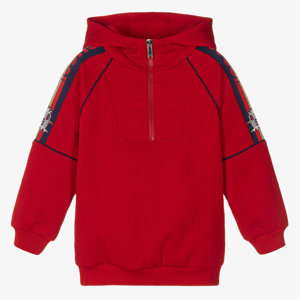 Gucci-Boys Red The Jetsons GG Hoodie | Childrensalon Outlet