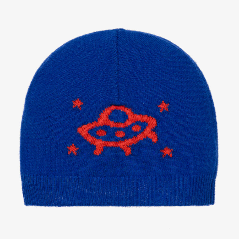 Gucci-Boys Wool Beanie with Red Logo | Childrensalon Outlet