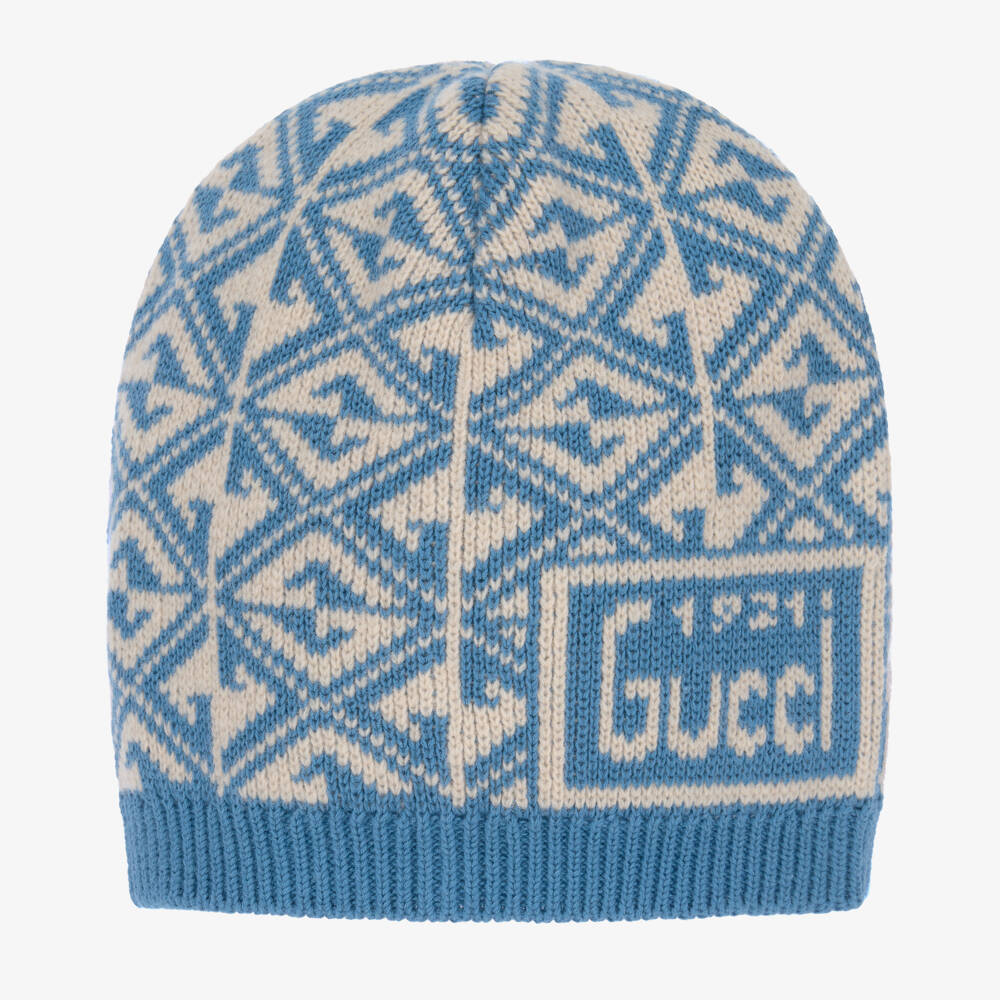 Gucci-Boys Wool Blend Logo Beanie | Childrensalon Outlet