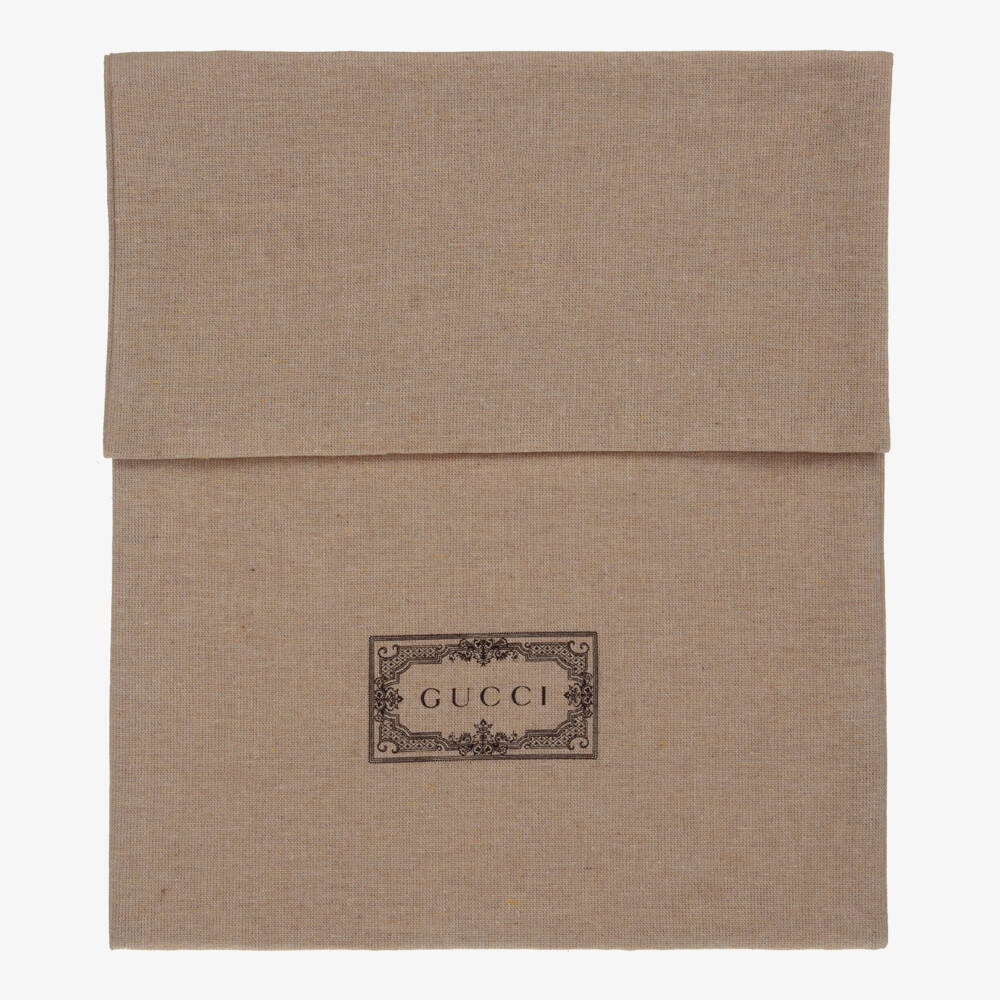 Gucci-Girls Pink Leather Baby Shoes | Childrensalon Outlet