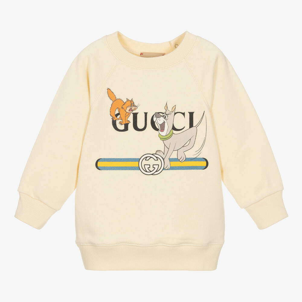 Gucci-Ivory Cotton The Jetsons Sweatshirt | Childrensalon Outlet