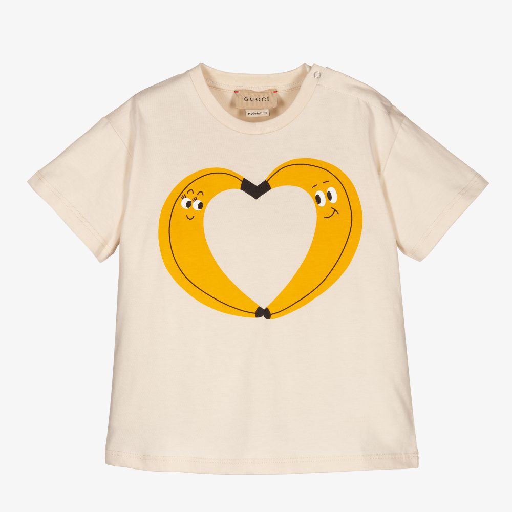 Gucci-Ivory Nina Dzyvulska T-Shirt  | Childrensalon Outlet