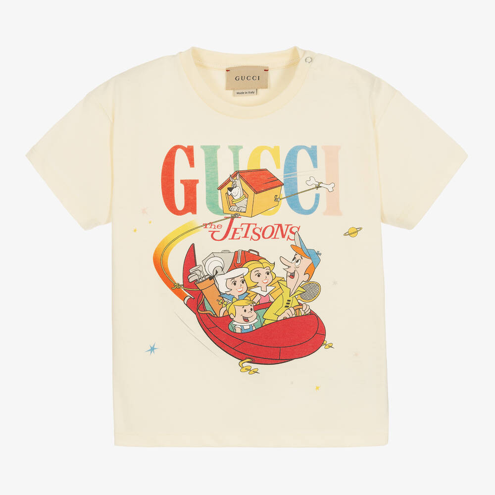 Gucci-Ivory The Jetsons T-Shirt | Childrensalon Outlet