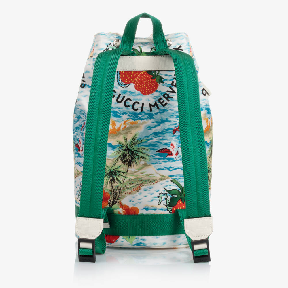 Gucci-Strawberry Backpack (34cm) | Childrensalon Outlet