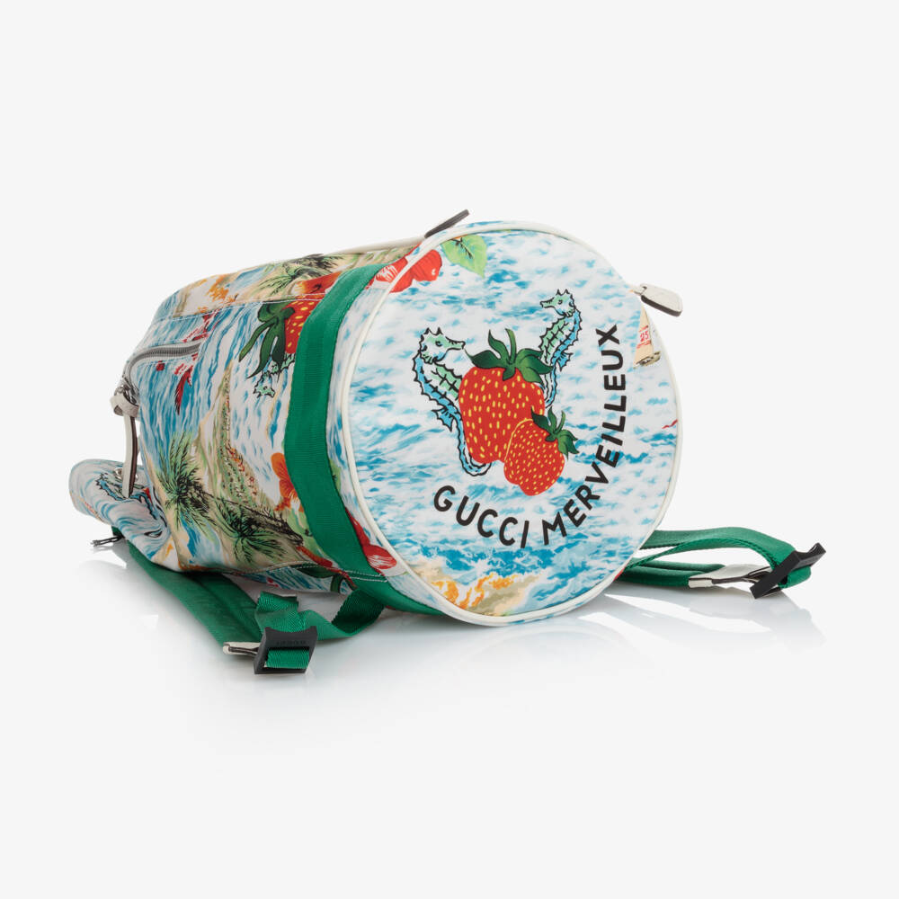 Gucci-Strawberry Backpack (34cm) | Childrensalon Outlet