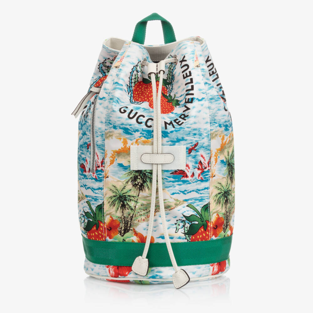 Gucci-Strawberry Backpack (34cm) | Childrensalon Outlet
