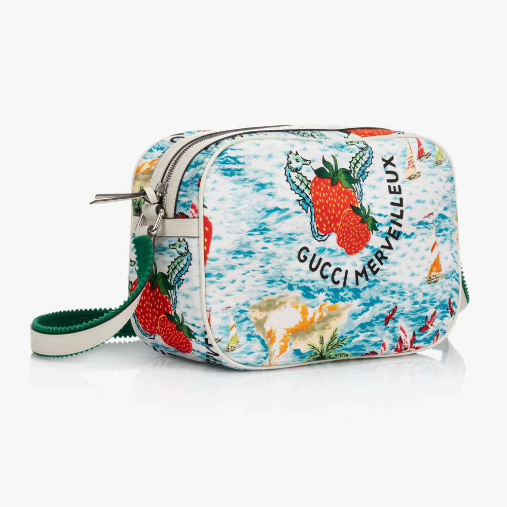 Gucci-Strawberry Messenger Bag (30cm) | Childrensalon Outlet