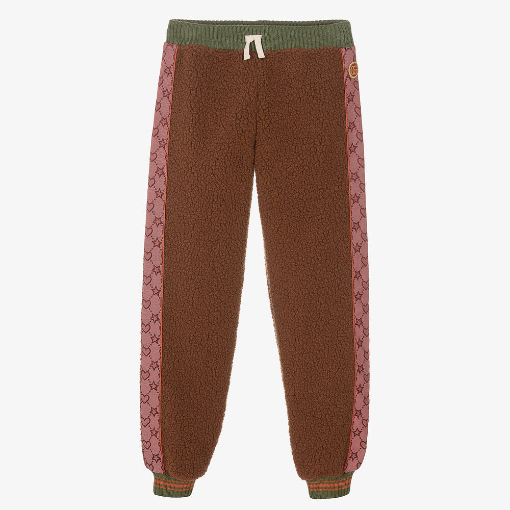 Gucci-Teen Girls Brown Borg Joggers | Childrensalon Outlet