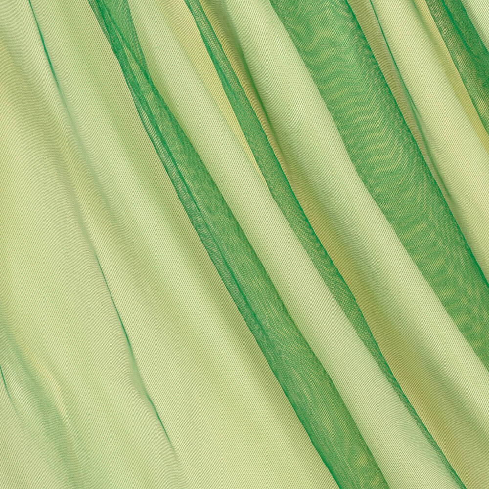 غوتشي-فستان تينز بناتي حرير لون أخضر | Childrensalon Outlet