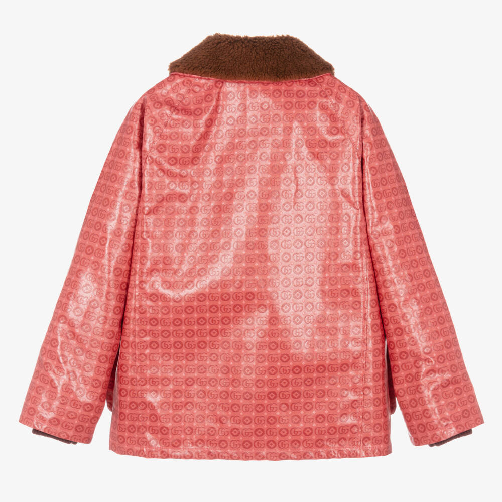 Gucci-Teen Girls Pink Logo Jacket | Childrensalon Outlet