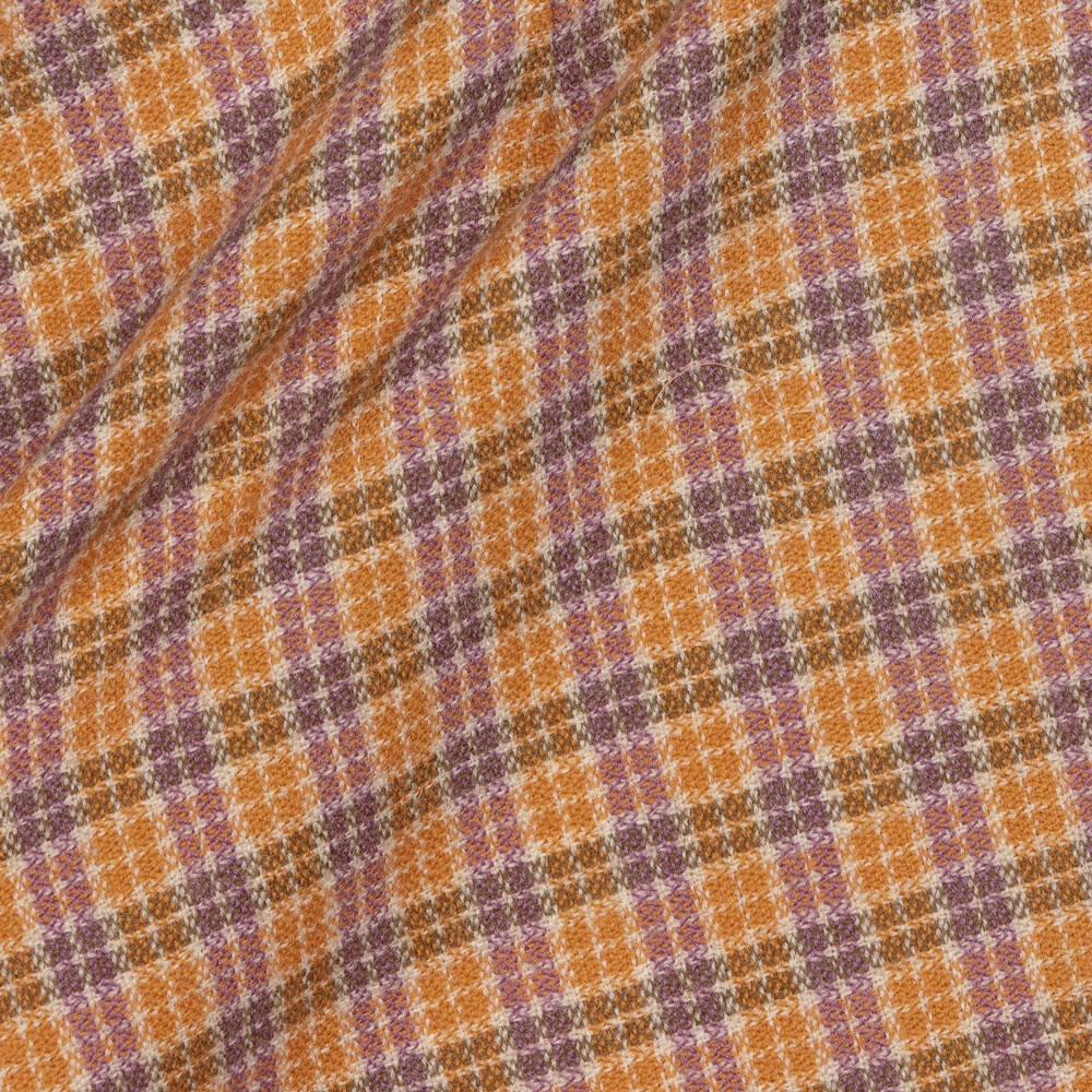 Gucci-Teen Orange Check Wool Skirt | Childrensalon Outlet