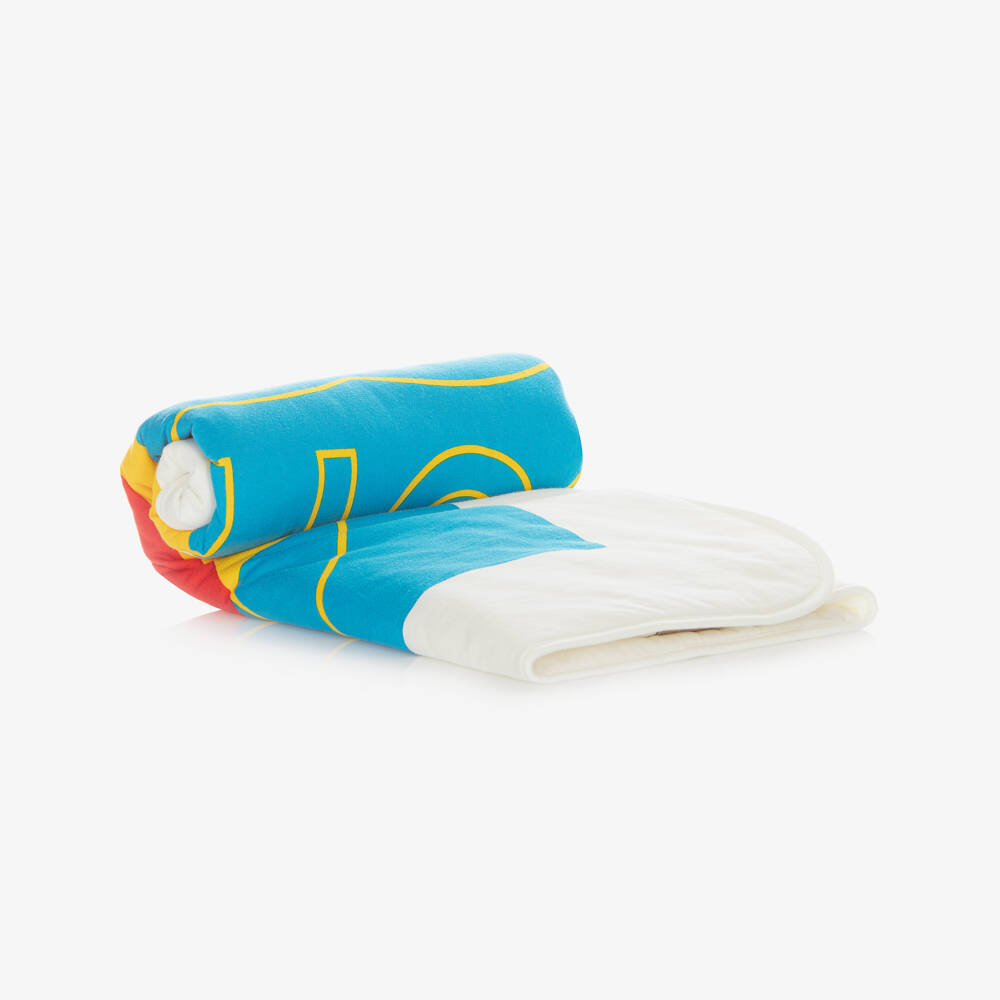 Gucci-White Cotton & Wool Padded Blanket (74cm) | Childrensalon Outlet