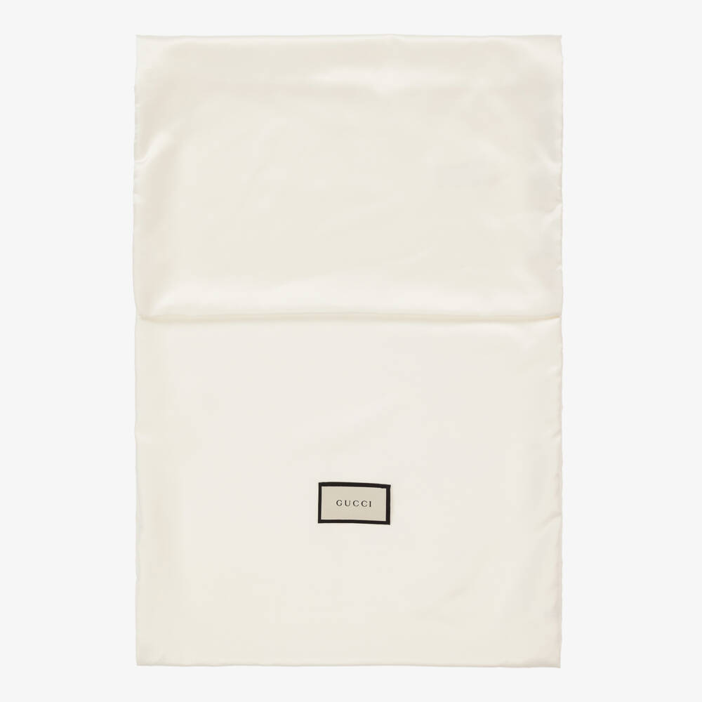 Gucci-White & Green Leather Baby Trainers | Childrensalon Outlet