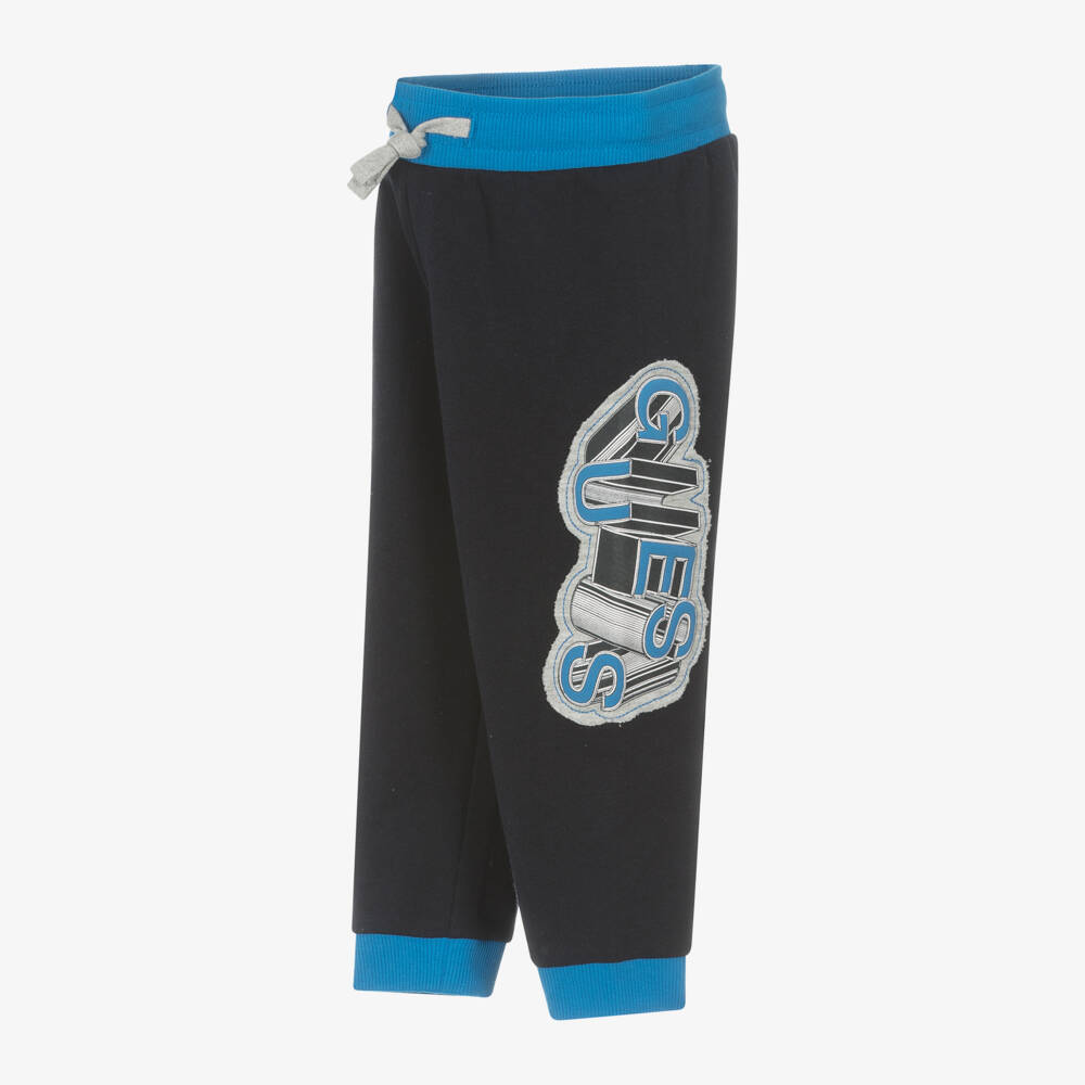 Guess-Baby Boys Blue Cotton Tracksuit | Childrensalon Outlet