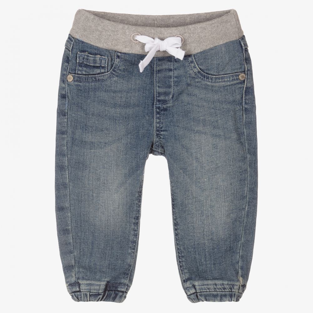 Guess - Baby Boys Blue Pull-On Jeans | Childrensalon
