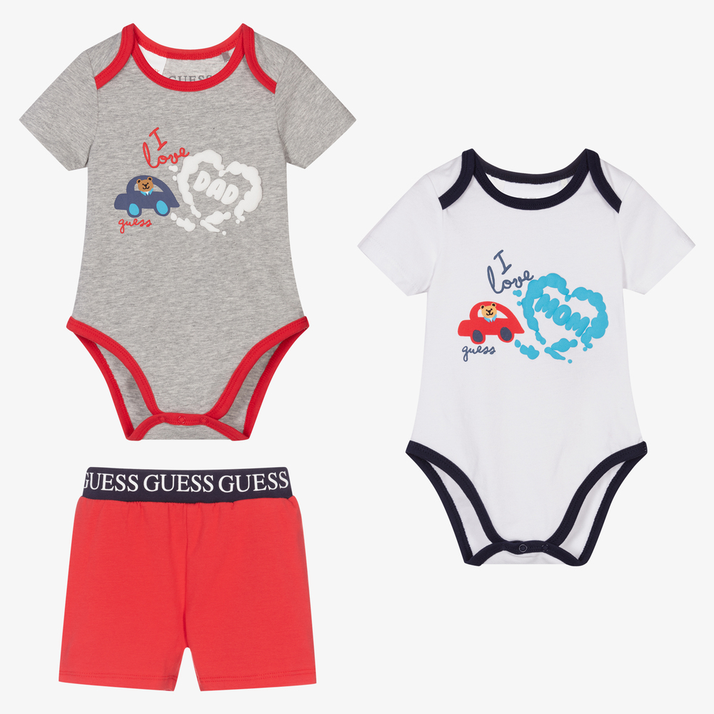 Guess - Baby Boys Bodysuit Gift Set | Childrensalon