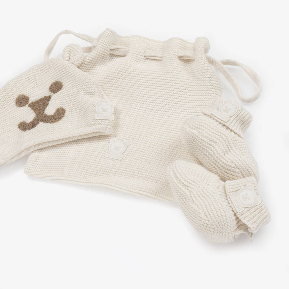 Guess-Baby Boys Ivory Knit Set | Childrensalon Outlet