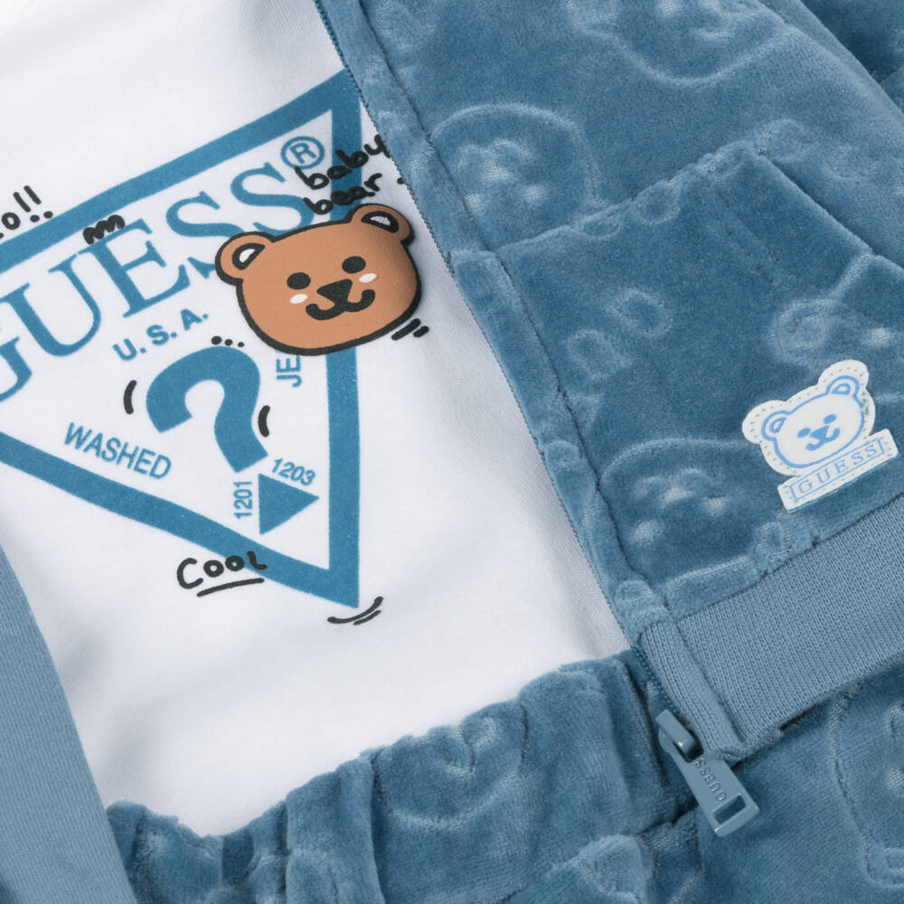 Guess-Baby Boys Velour Outfit Ensemble | Childrensalon Outlet