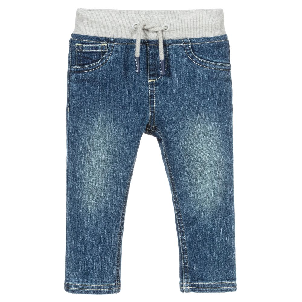 Guess - Baby Girls Blue Denim Jeans | Childrensalon