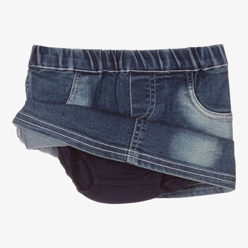 Guess-Baby Girls Denim Skirt Set | Childrensalon Outlet