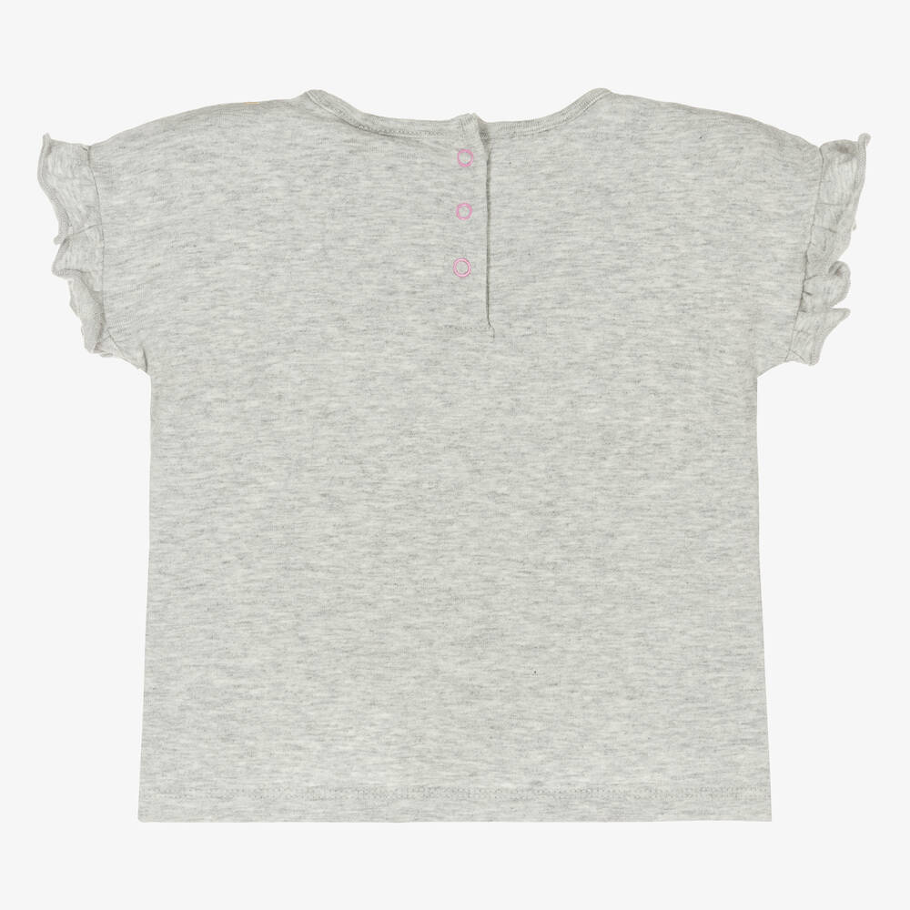 Guess-Серая хлопковая футболка | Childrensalon Outlet