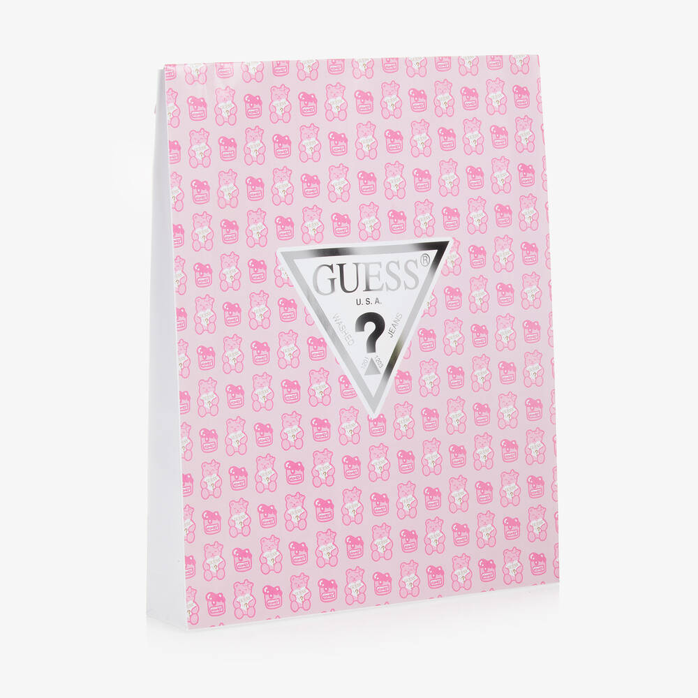 Guess-Baby Girls Lilac Purple Cotton Leggings Set | Childrensalon Outlet