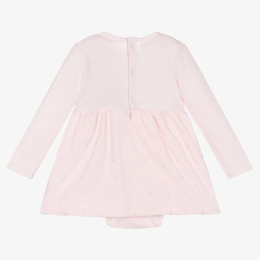 Guess-Baby Girls Pale Pink Dress | Childrensalon Outlet