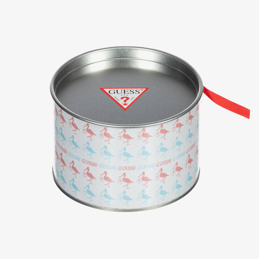 Guess-Baby Girls Pink Cotton Dress | Childrensalon Outlet