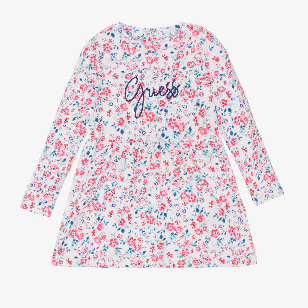 Guess floral print dress hot sale