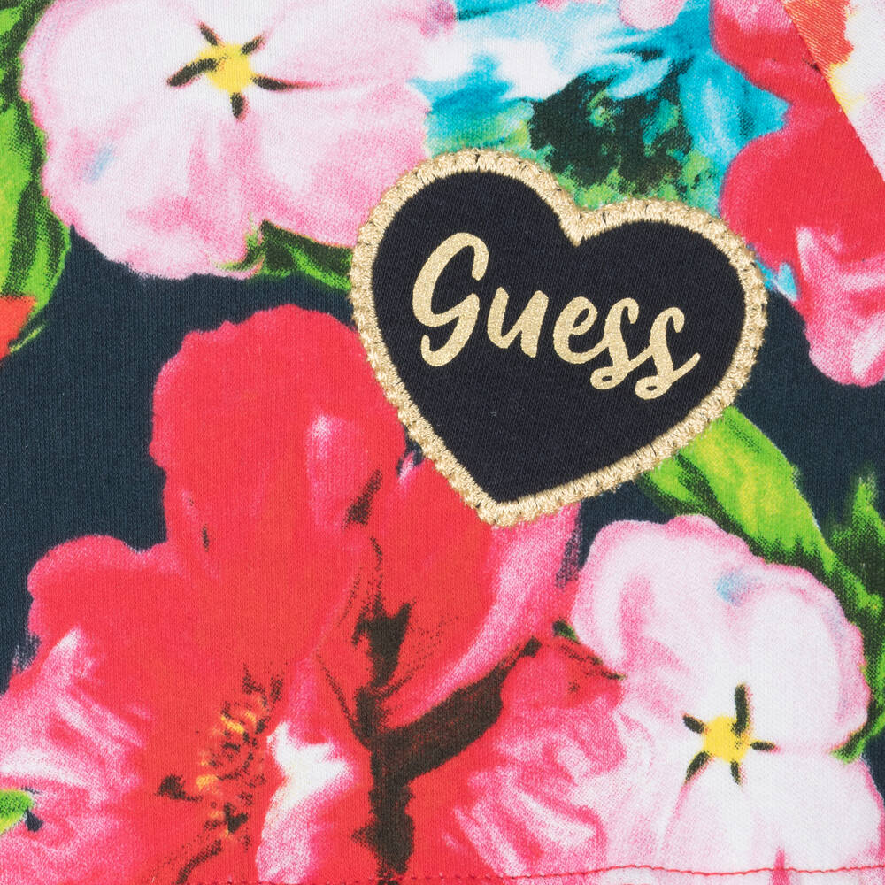 Guess-Baby Girls Red Cotton Leggings Set | Childrensalon Outlet