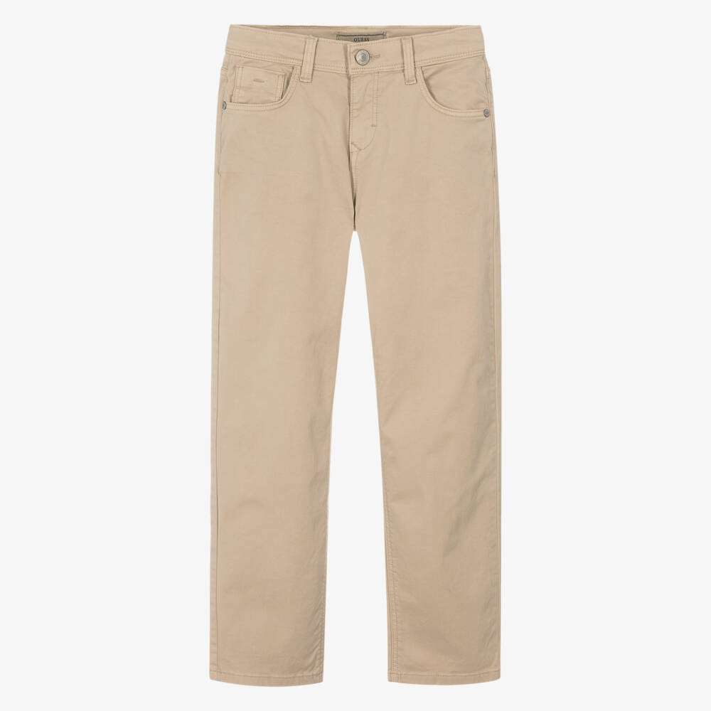 Guess-Beige Chino | Childrensalon Outlet