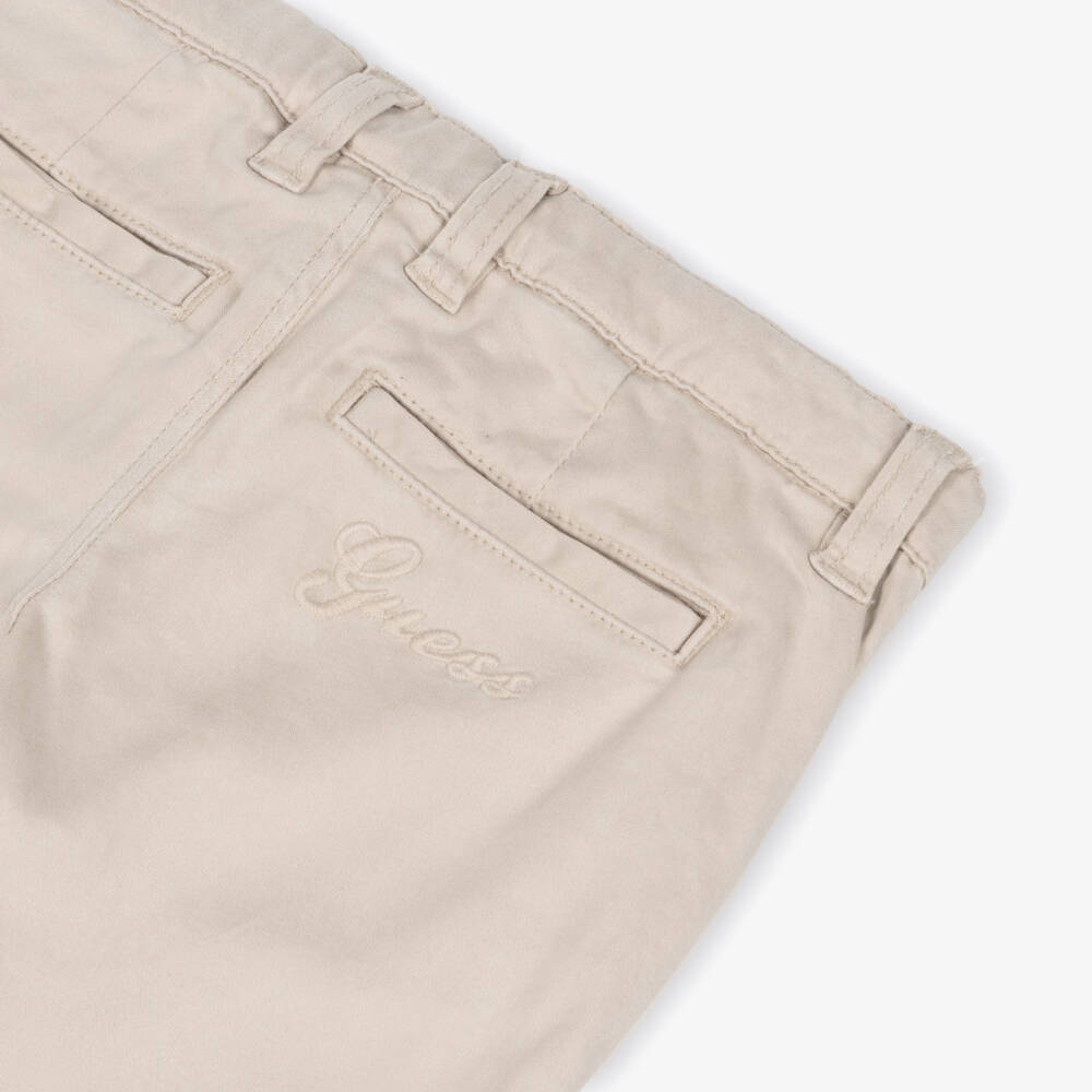Guess-Beige Chinos | Childrensalon Outlet