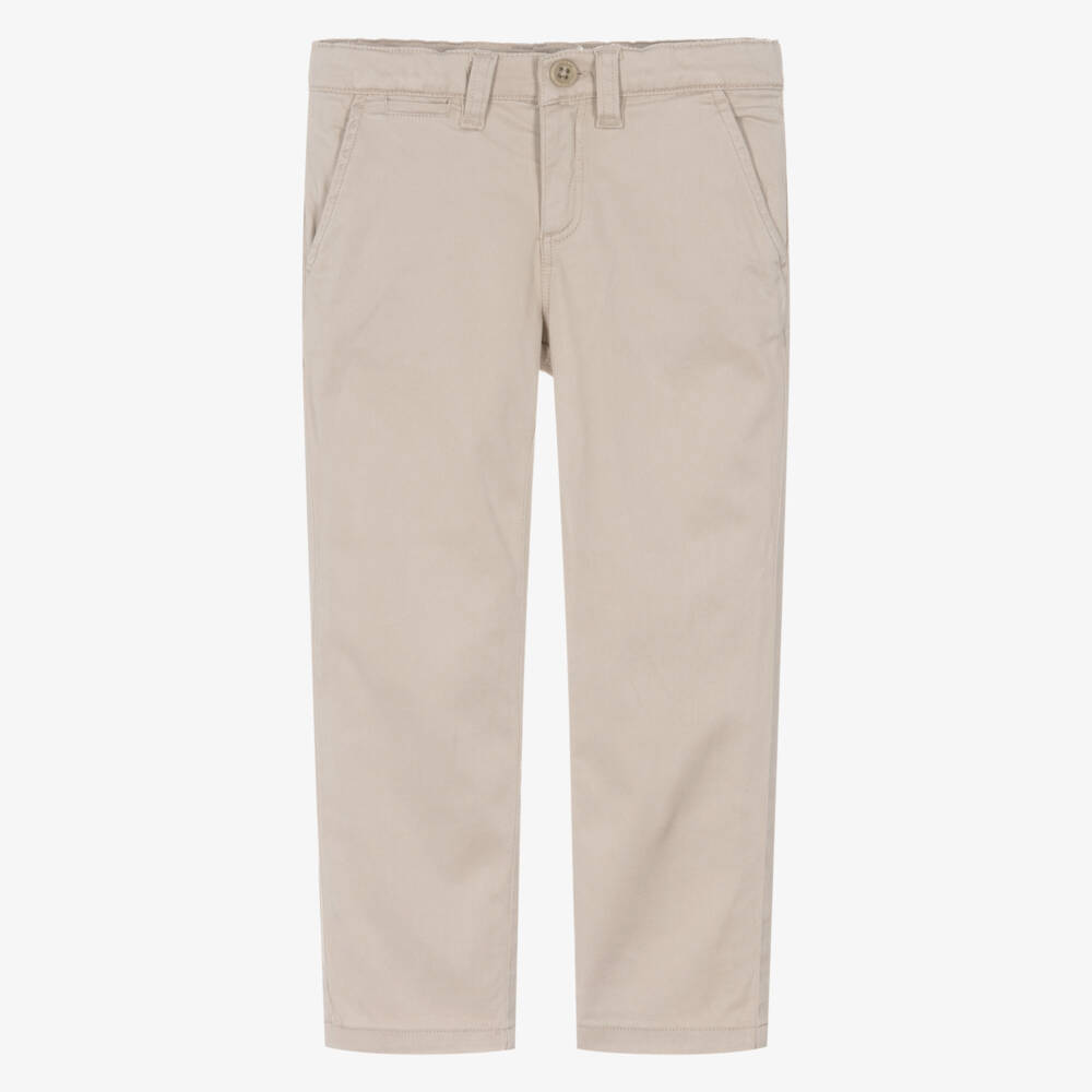 Guess-Beige Chinos | Childrensalon Outlet