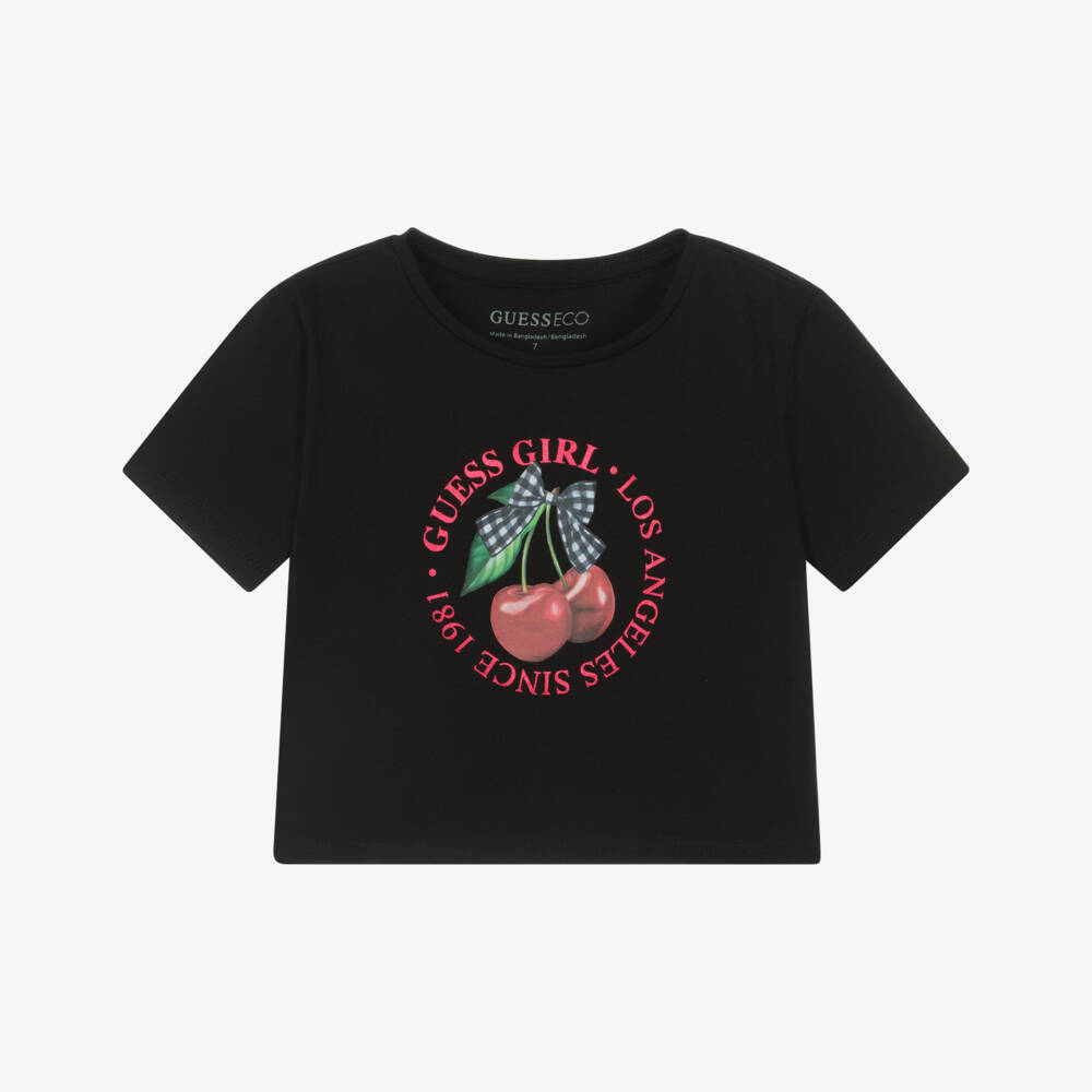 Guess-Black Cherry T-shirt | Childrensalon Outlet