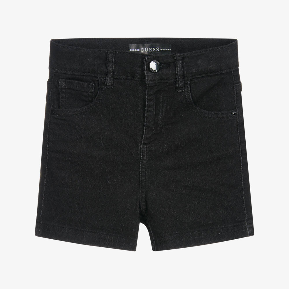 Guess-Черные шорты с высокой талией | Childrensalon Outlet