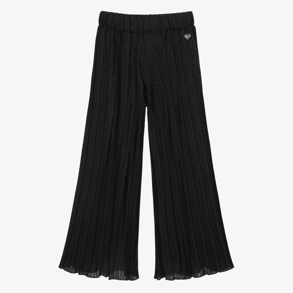 Guess-Черные брюки из люрекса в складку | Childrensalon Outlet