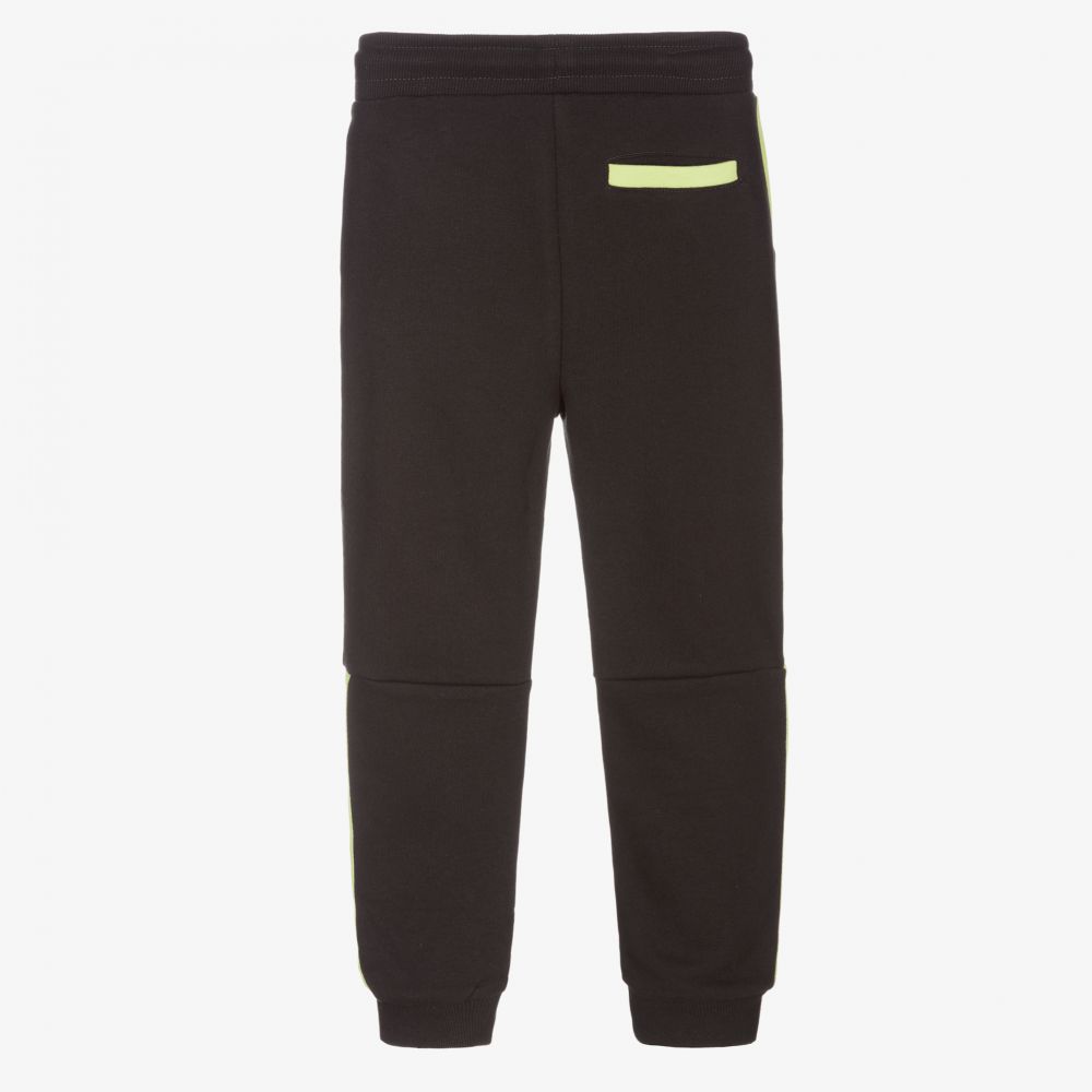 Guess-جوغرز قطن عضوي لون أسود للأولاد | Childrensalon Outlet