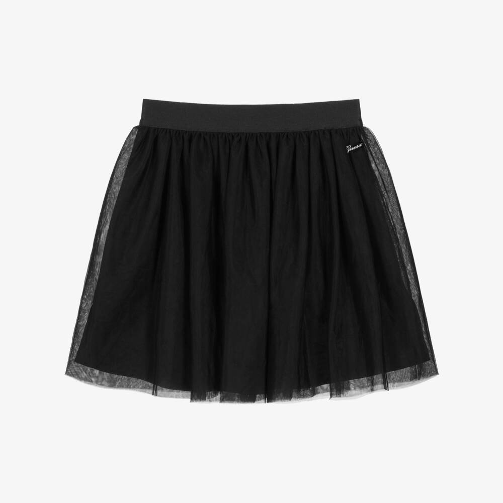 Guess-Black Tulle Skirt | Childrensalon Outlet