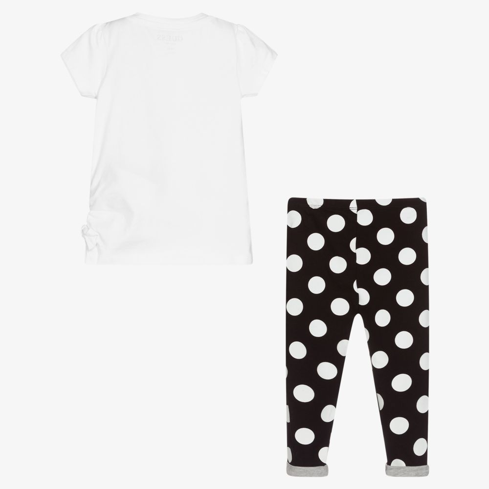 Guess-Black & White Leggings Set | Childrensalon Outlet